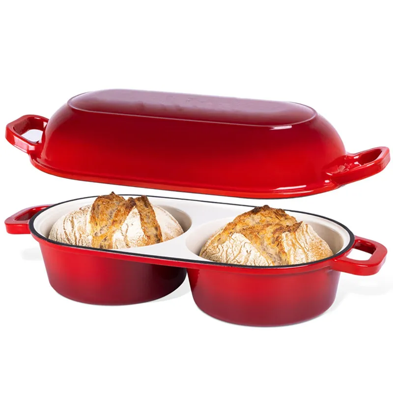 Dutch Oven Enamel - Horno de hierro fundido esmaltado para