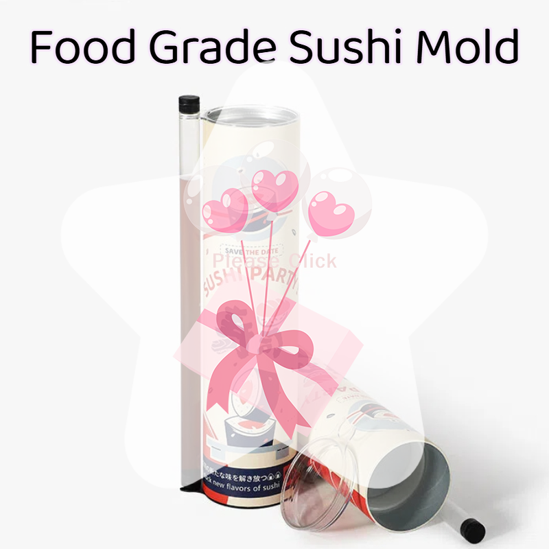 Home Cooking In Japanese - Molde Redondo Antiadherente para Sushi, 1/4/10