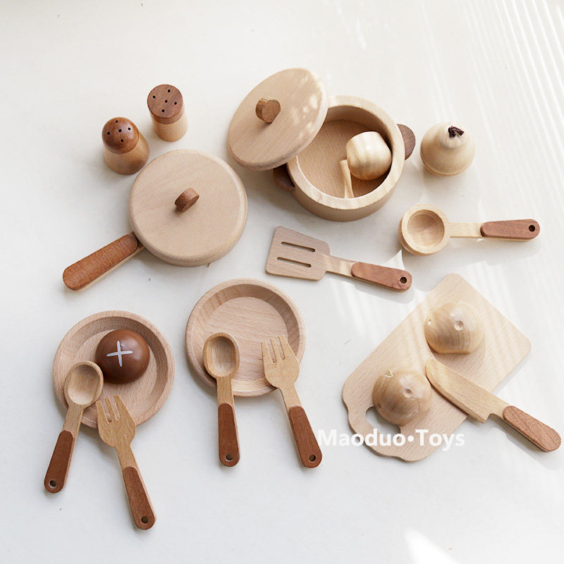 Home Cooking Delivery - Juego de cocina de madera de