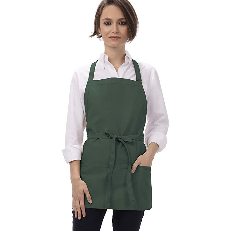 Home Cooking Service - Delantal de poliéster con cuello ajustable