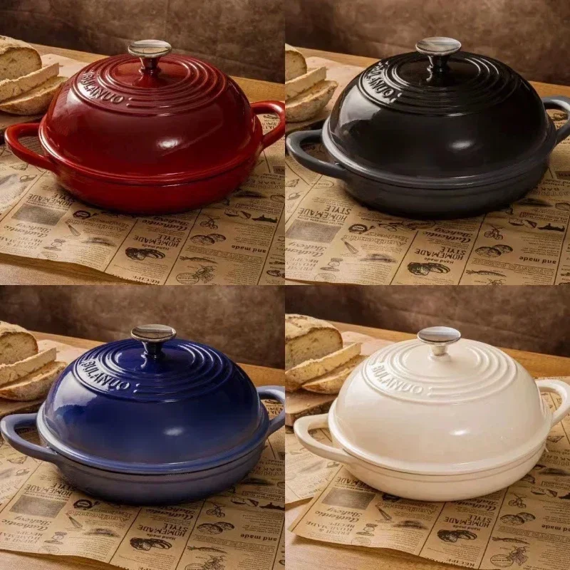 Sartén de Pan de hierro fundid - Dutch Oven Enamel reseña y precio