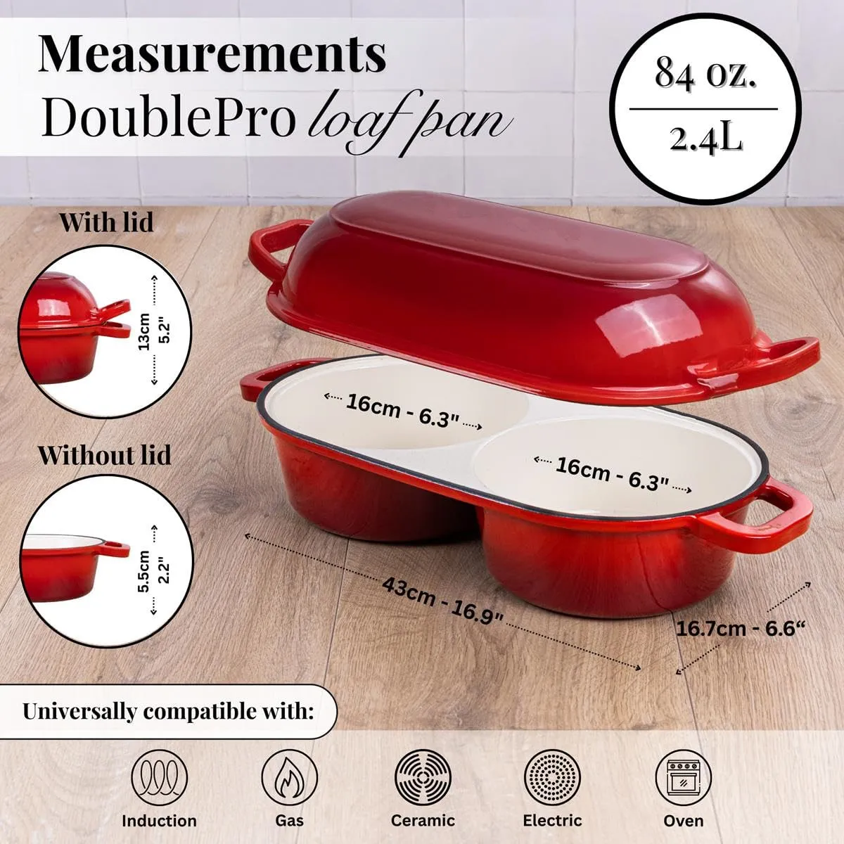 Horno de hierro fundido esmalt - Dutch Oven Enamel reseña y precio