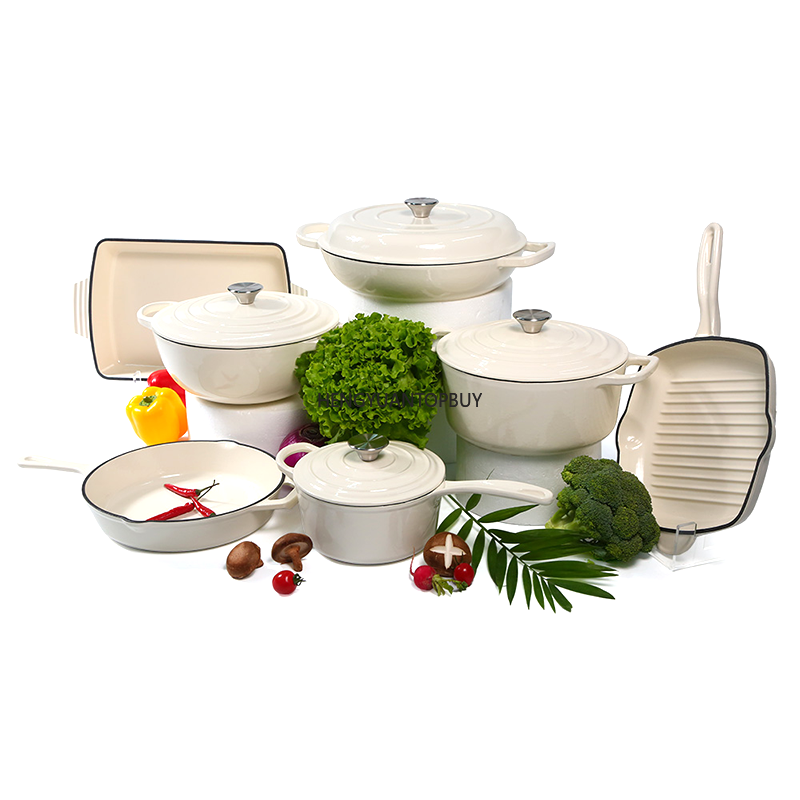 Juego de Utensilios de Cocina  - Dutch Oven Enamel reseña y precio