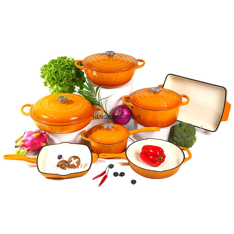Juego de Utensilios de Cocina  - Dutch Oven Enamel reseña y precio
