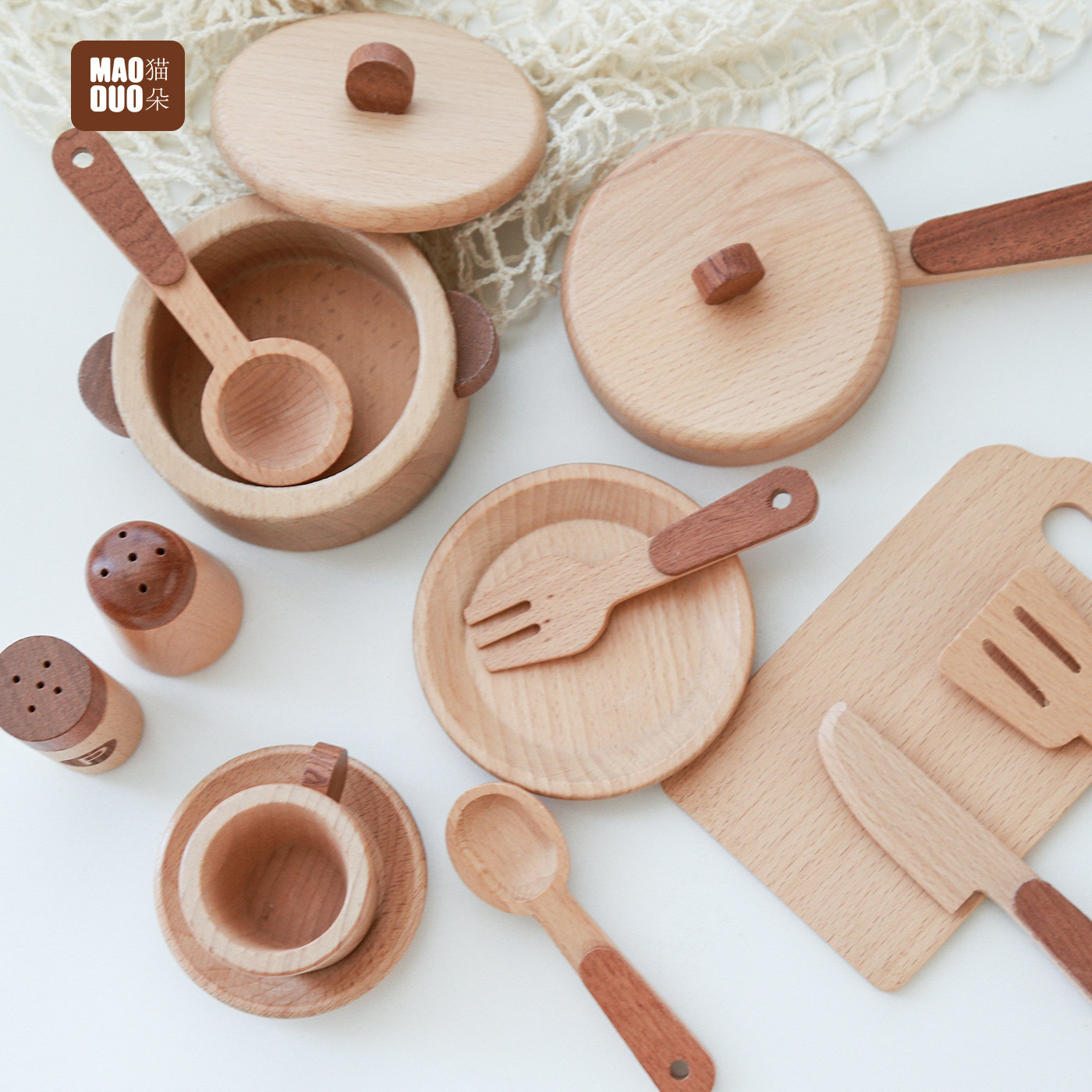 Juego de cocina de madera de h - Home Cooking Delivery reseña y precio