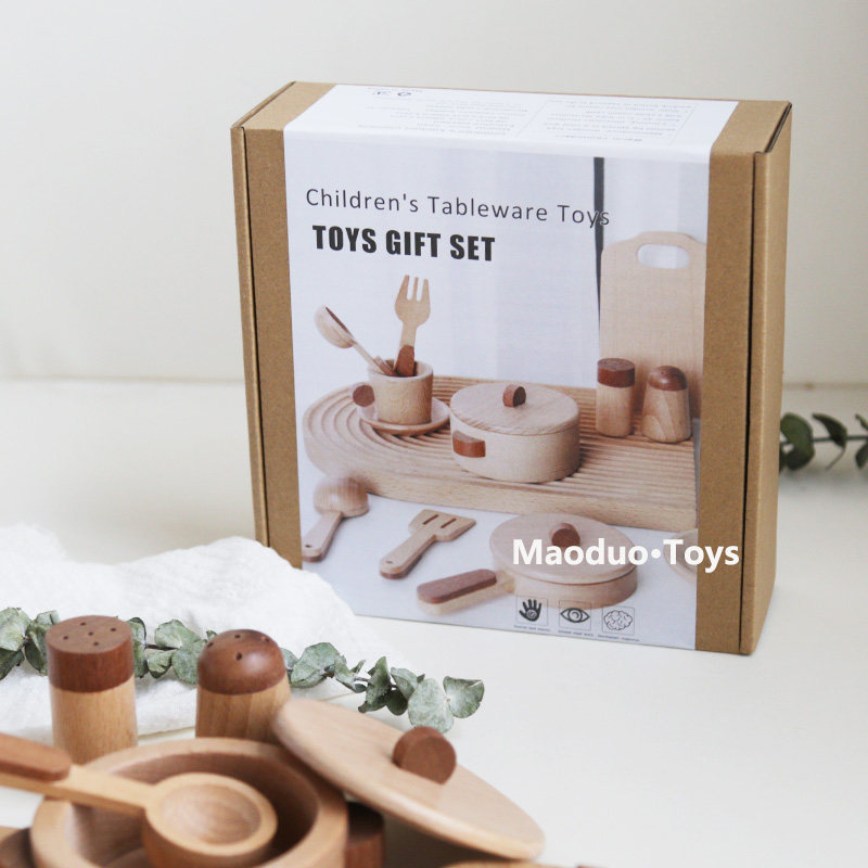 Juego de cocina de madera de h - Home Cooking Delivery reseña y precio