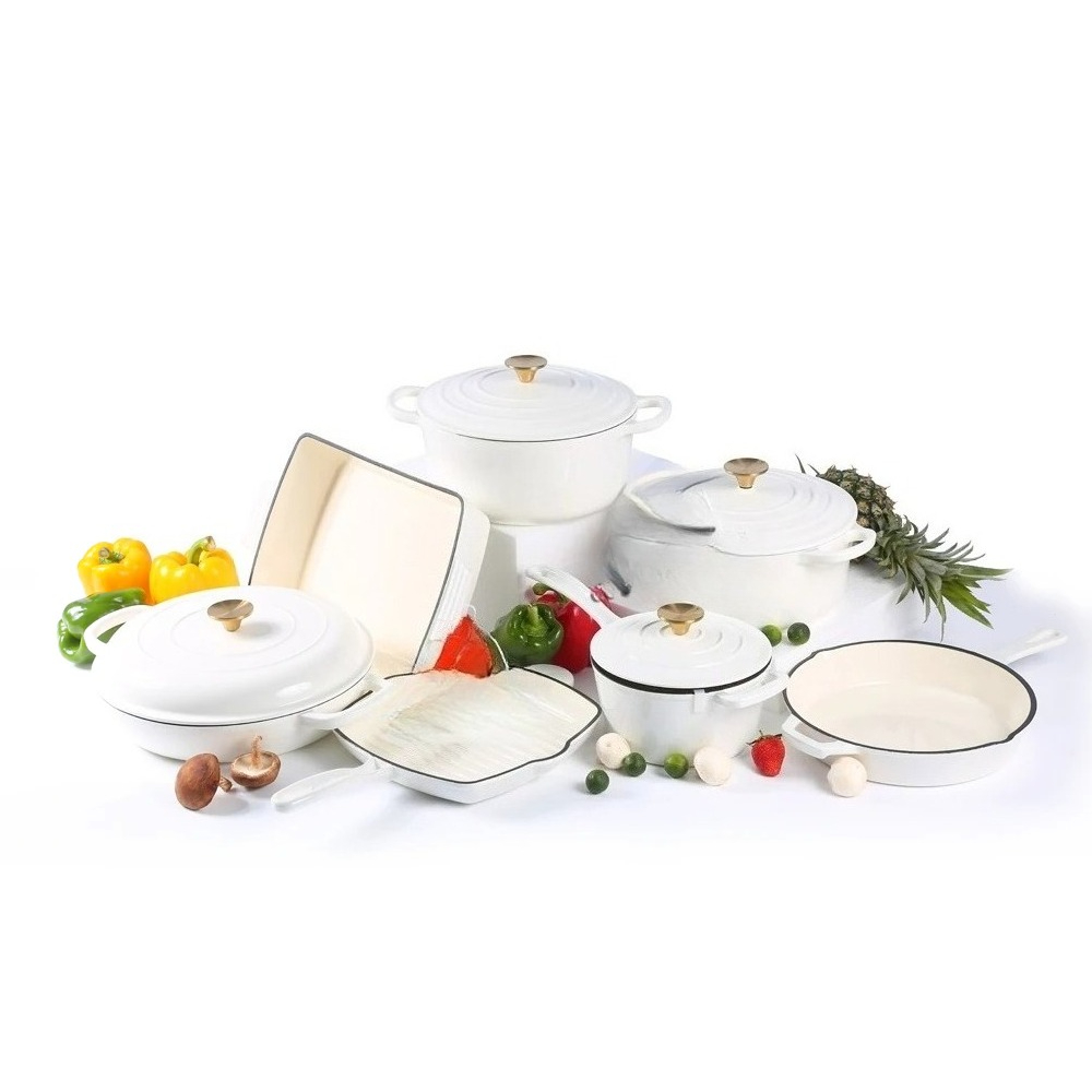 Juego de utensilios de cocina  - Dutch Oven Enamel reseña y precio